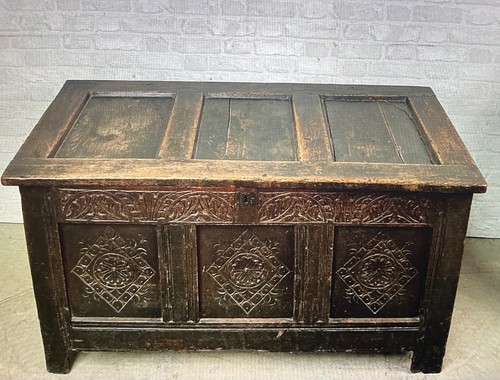 Original antique oak hand - original,