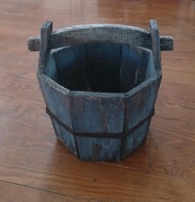 Antique 19thC Blue Painted