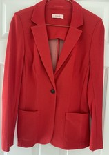 Red Laurel Blazer With Denim