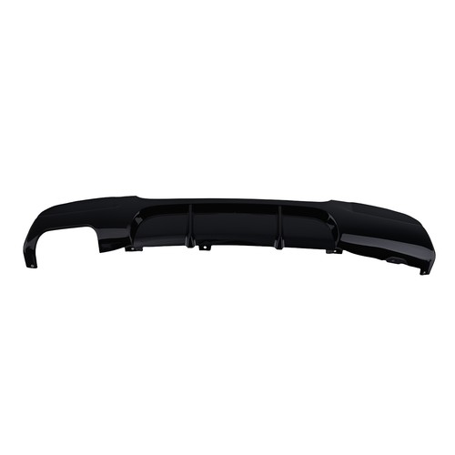 Gloss black rear diffuser - gloss, twin