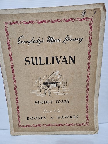 Antique sullivan famous tunes - sullivan,