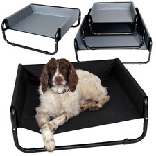 Elevated Pet Dog Bed Cat Raised Sides Camping Cot Indoor Outdoor Waterproof