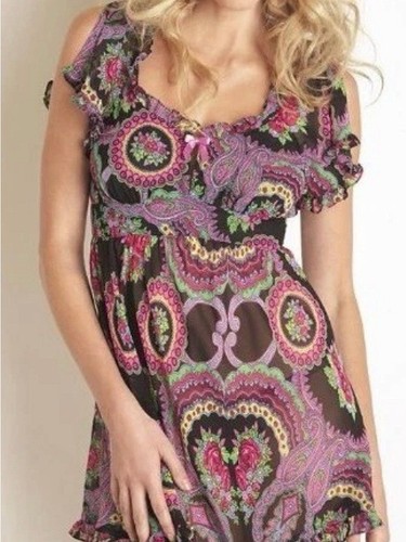 Vtg betsey johnson paisley - vtg,