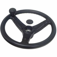14" Dumper Steering Wheel c/w Integrated Wheel Spinner for Thwaites Dumpers