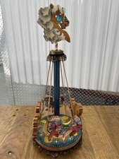 Vintage Wooden Maypole Wind Up