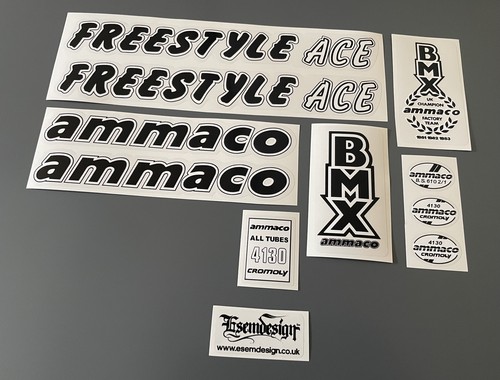 Ammaco freestyle ace bmx - bmx, decal