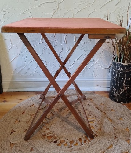 Vintage folding card table - vintage,
