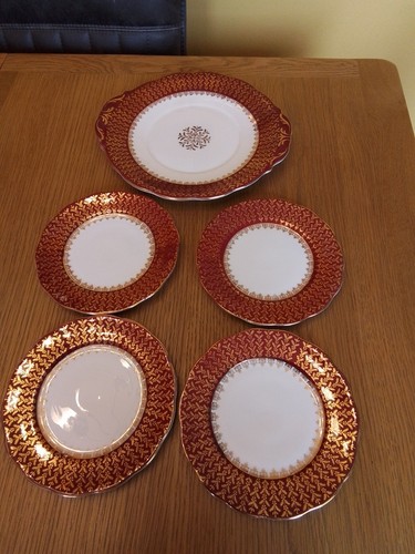Vintage 1950s queen anne plate - 1950s,