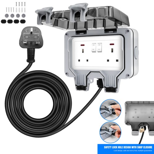 Outdoor double socket ip66 - double,