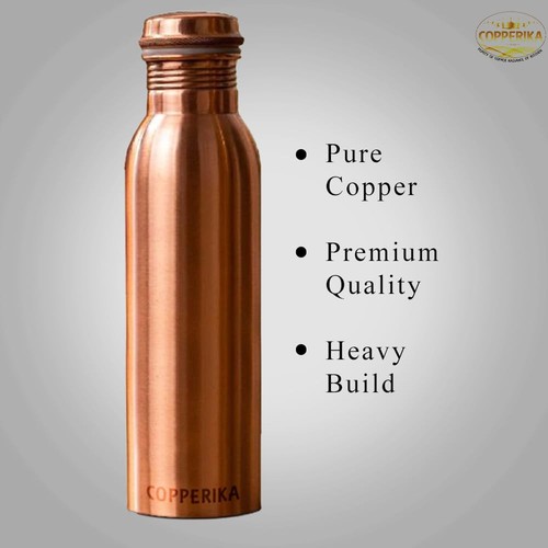 Pure copper water bottle - pure, 750ml