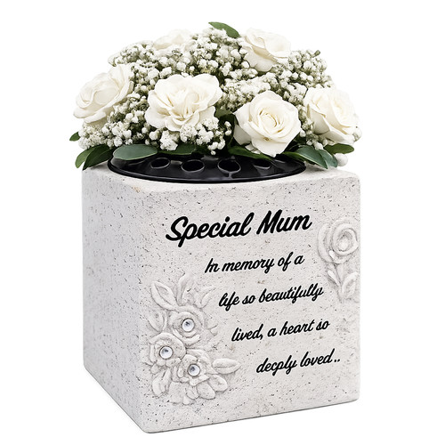 Memorial grave flower pot vase - memorial,