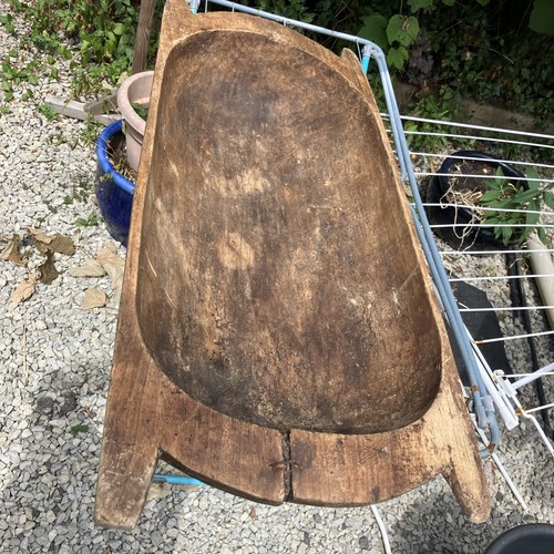 Vintage wooden dough - dough, trough