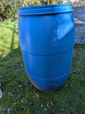 Blue Plastic 220L Barrel Drum