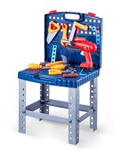 VEVOR Kids Workbench 56 pcs Tool Bench with Realistic Tools and Electric Drill