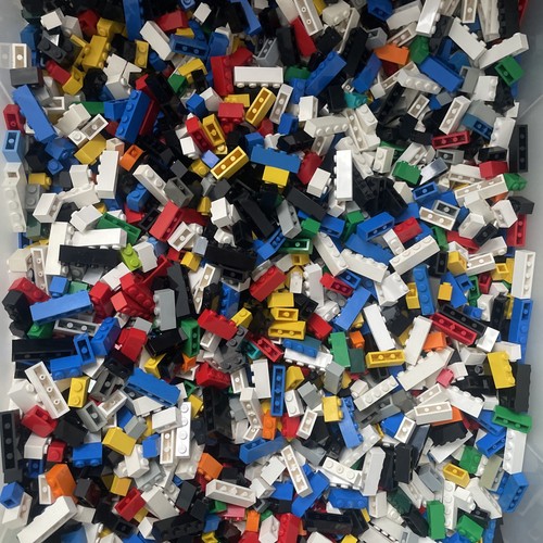 500g lego bricks - bricks, 1x2