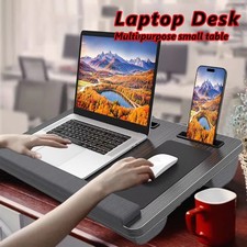 Portable Laptop Lap Desk Tray Cushion Lightweight Stand Mouse Pad Wrist Rest UK
