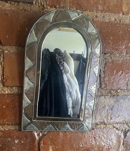 Vintage moroccan arched mirror - vintage,