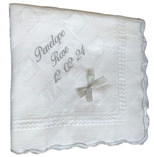 Baby christening shawl - christening,