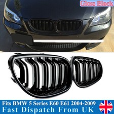 2x Gloss Black Double Slat