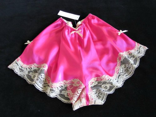 Deep pink satin french - satin,