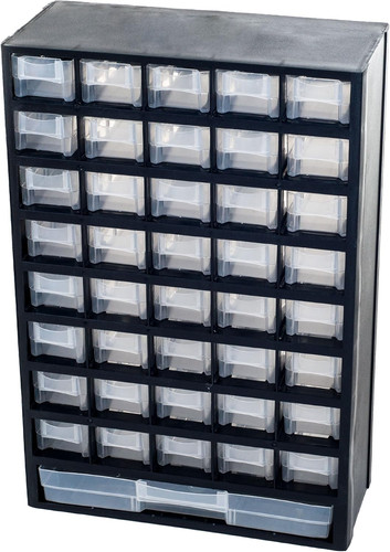 Storage bin with drawers - bin,