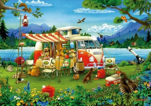 Educa camping holiday - holiday, 1000
