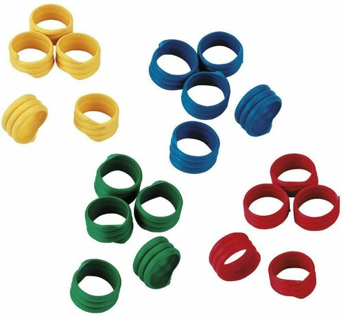 8mm poultry spiral - leg, rings