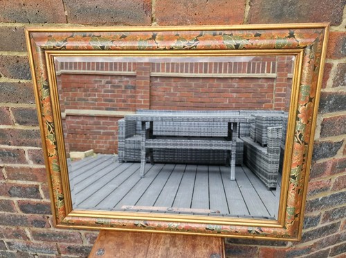 Large vintage bevelled wall - large,