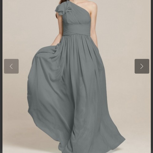One shoulder chiffon - shoulder,
