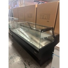 SERVE OVER COUNTER FRIDGE BLACK 2.5m + UNDERSTORAGE GRADED  BIG 2580mm £1832+VAT