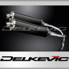 HONDA CB900F HORNET 01-09 HI LEV 450mm OVAL CARBON BSAU SILENCER EXHAUST KIT