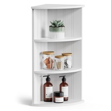 White corner shelves for - corner, wall