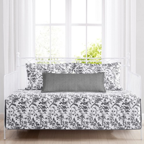 Amberley black white daybed - black,