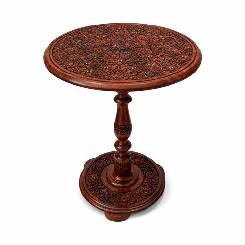 Carving plate round table - round,