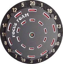 Magnetic Focus Foam Doubles Triples Steel Tip Dartboard Trainer (Embossed)
