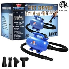 XPOWER B-3 DOG GROOMING  2-IN-1 FORCE PET DRYER & VACUUM Certified-Refurbished