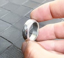 HEAVY SOLID Silver Ring Band 999 Pure Fine silver For Men And Women *ALL SIZES*