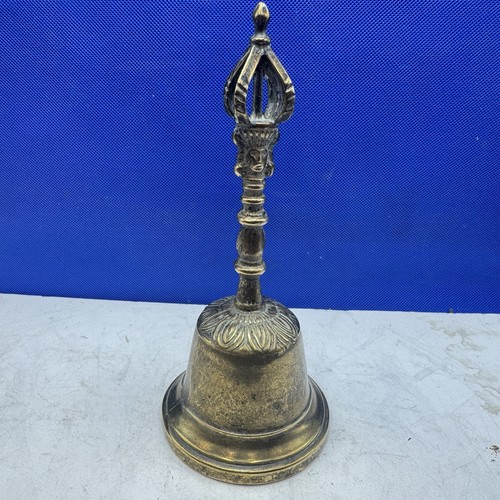 Brass bell with clanger - bell,