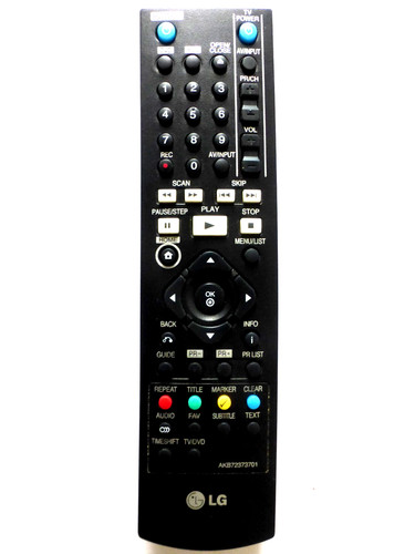 Hdd dvd recorder remote - lg,