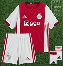 adidas Ajax Home Full Kit - Football Shirt Shorts Socks - Infant / Youth Sizes