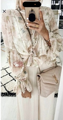 Zara floral rose - cream, gold