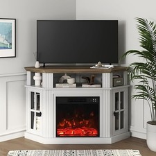 YESHOMY Corner Fireplace TV