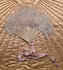 ANTIQUE EDWARDIAN OSTRICH