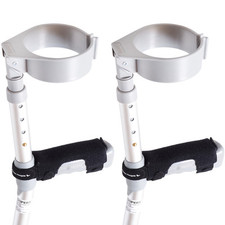 Crutch Handle Pads - Pair - Crutch Handle Covers Gel Padded - Pack of 2