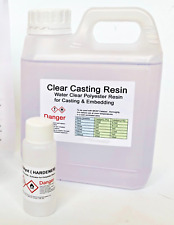 Clear Resin 1KG Water Clear casting  Cast  - Basic Kit 