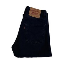 O832 Levi 501  Black Jeans