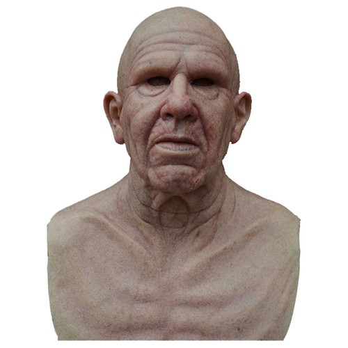 Halloween old man mask latex - halloween,