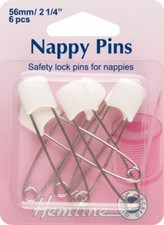 Hemline Safety Nappy Pins