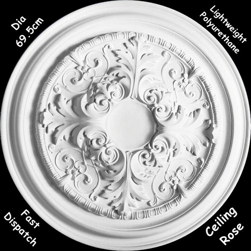 Ceiling rose rosette centre - rose,