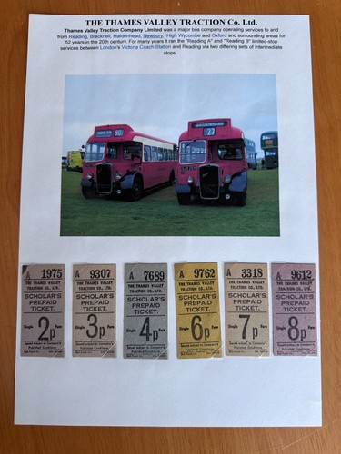 Vintage bus tickets - vintage,